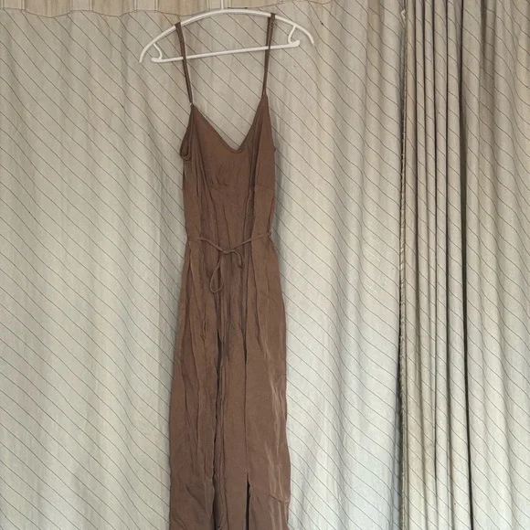 NWOT Ozma Ingrid jumpsuit, Cupro, in rosehip (a pinky taupe), S - Picture 6 of 8